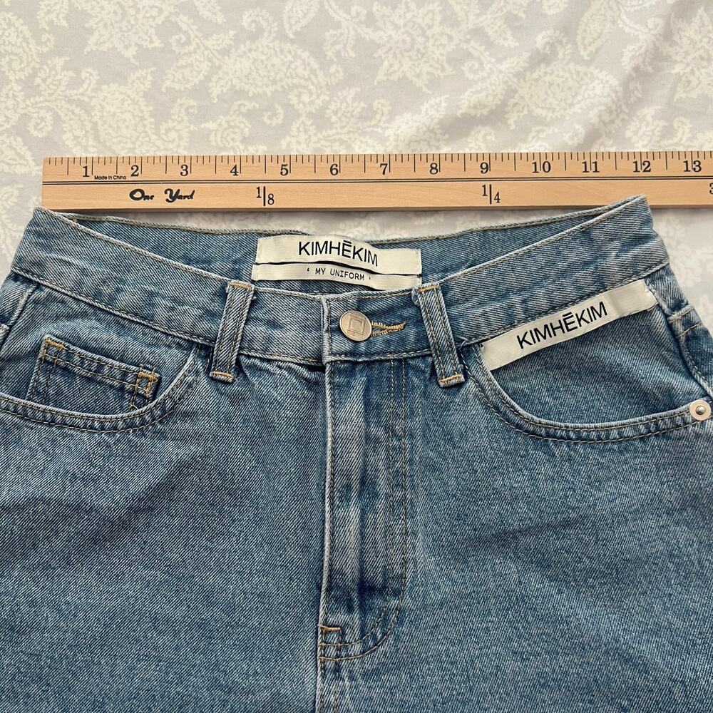 Kimhekim My Uniform Denim Shorts Size M - Picture 5 of 7